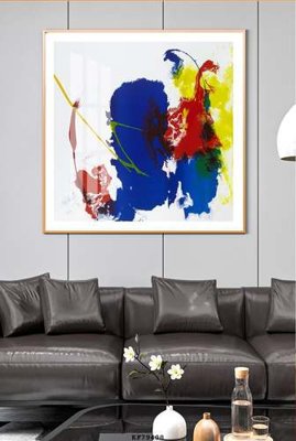 File tranh File tranh hiện đại pha lê gương KF79400 (file gốc) chủ đề phong thủy