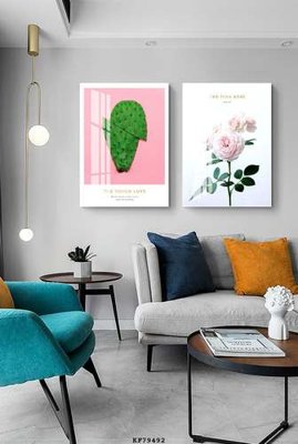 File in ấn File tranh hiện đại pha lê gương KF79492 chuyên nghiệp