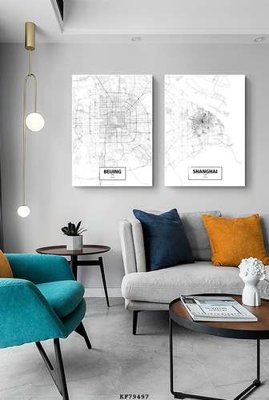 File in ấn File tranh hiện đại pha lê gương KF79497 (bản gốc) chất lượng cao