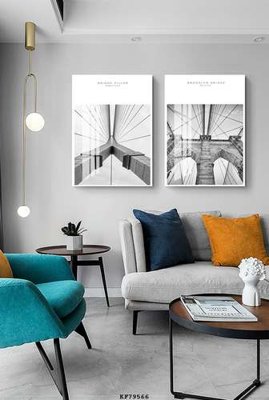 File tranh in tráng gương File tranh hiện đại pha lê gương KF79566 (siêu nét)