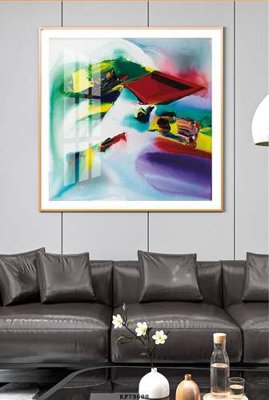 File tranh File tranh hiện đại pha lê gương KF79600 (gốc) chủ đề trừu tượng