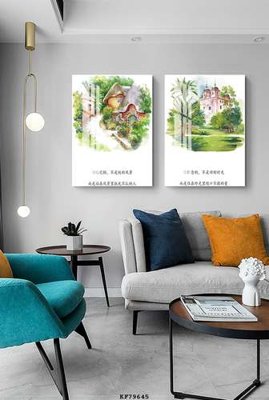 File tranh File tranh hiện đại pha lê gương KF79645 (gốc) chủ đề trừu tượng