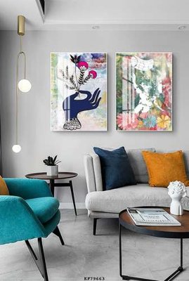 File gốc File tranh hiện đại pha lê gương KF79663 (cho in UV) siêu nét