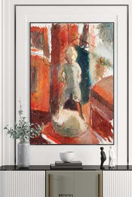 File tranh File tranh hiện đại pha lê gương KF79791 (gốc) chủ đề thành phố