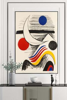 File tranh File tranh hiện đại pha lê gương KF79821 (file gốc) chủ đề phong thủy