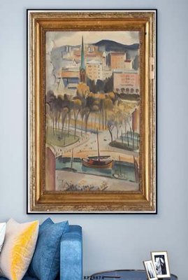 File gốc File tranh hiện đại pha lê gương KF79874 (PNG) nền trong suốt