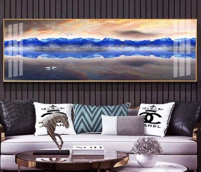 Download file File tranh hiện đại pha lê gương KF79895 (chất lượng in ấn)