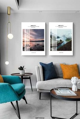 File gốc File tranh hiện đại pha lê gương KF79932 (trang trí) phòng ngủ