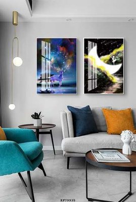 Tải file File tranh hiện đại pha lê gương KF79935 (gốc) làm file in ấn