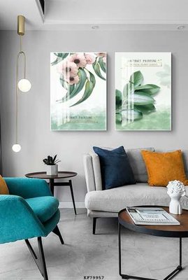 File tranh File tranh hiện đại pha lê gương KF79957 (bản gốc) in lụa 5D