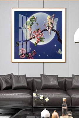 Tải file File tranh hiện đại pha lê gương KF79993 (gốc) làm file tranh quảng cáo