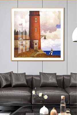 File in trần File tranh hiện đại pha lê gương KF80007 (bản gốc) hoa văn