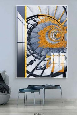 File gốc File tranh hiện đại pha lê gương KF80089 (in tráng gương) sang trọng