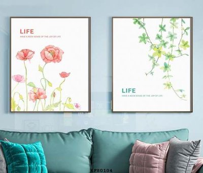 File tranh File tranh hiện đại pha lê gương KF80104 (gốc) in vải canvas