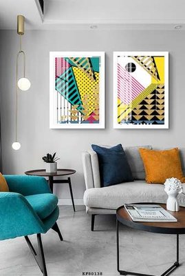 File tranh File tranh hiện đại pha lê gương KF80138 (gốc) in film