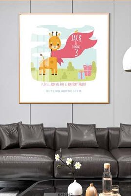 File in trần File tranh hiện đại pha lê gương KF80177 (bản gốc) phong cảnh