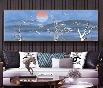 File gốc File tranh hiện đại pha lê gương KF80216 (trang trí) phòng trẻ em