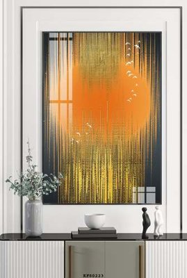 File PSD File tranh hiện đại pha lê gương KF80223 (nguyên bản) cho thiết kế