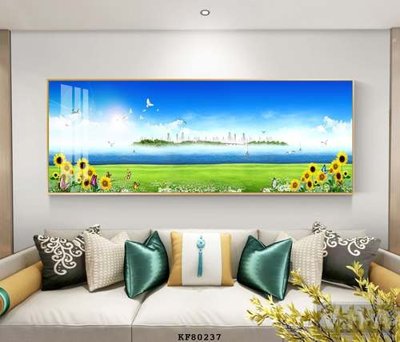 File ảnh File tranh hiện đại pha lê gương KF80237 (gốc) cho trang trí nhà hàng