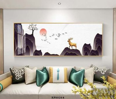 Download file gốc File tranh hiện đại pha lê gương KF80264 (in lụa) tranh 3D