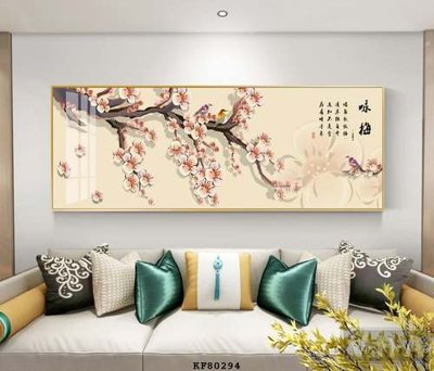 File tranh File tranh hiện đại pha lê gương KF80294 (bản gốc) treo quán cafe