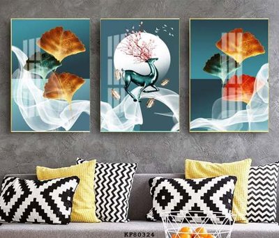 File gốc File tranh hiện đại pha lê gương KF80324 (bản quyền) cho in ấn