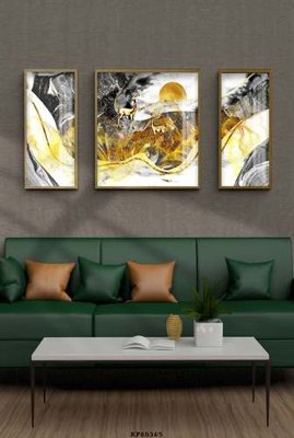 File tranh trang trí File tranh hiện đại pha lê gương KF80365 (tải file gốc)