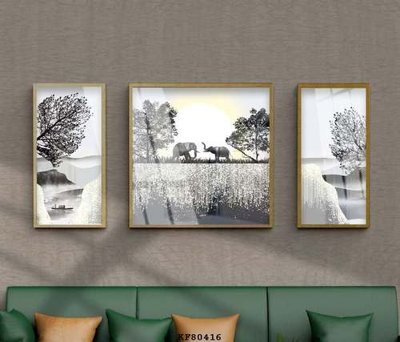 Tải file gốc File tranh hiện đại pha lê gương KF80416 (để in lụa)