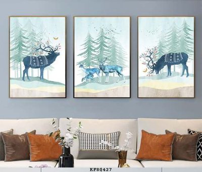 File gốc File tranh hiện đại pha lê gương KF80427 (in 3D) cho trang trí