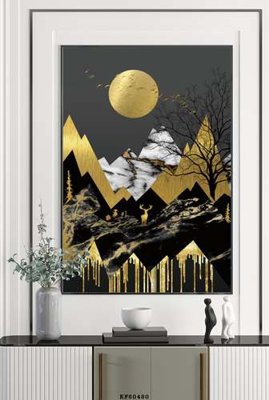 Mua file gốc File tranh hiện đại pha lê gương KF80480 (PSD) tại Filetranh.com