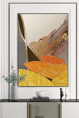 Ảnh gốc File tranh hiện đại pha lê gương KF80490 (độ nét cao) in mica