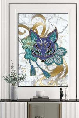 File gốc File tranh hiện đại pha lê gương KF80492 (cho in ấn) từ Filetranh.com