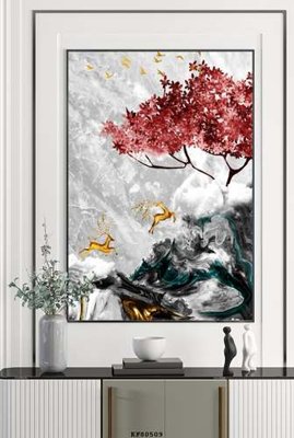 File gốc File tranh hiện đại pha lê gương KF80509 (in 3D) cho trang trí