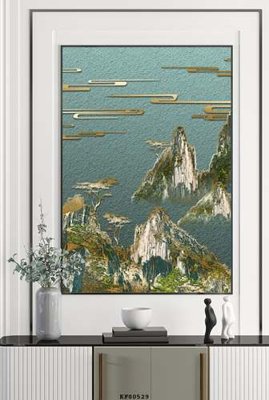 File PSD File tranh hiện đại pha lê gương KF80529 (gốc) cho designer