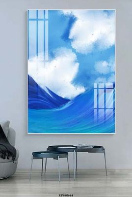 File tranh File tranh hiện đại pha lê gương KF80544 (gốc) in film