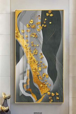 File tranh File tranh hiện đại pha lê gương KF80549 (ảnh gốc) in trần nhà