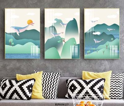 Tải file File tranh hiện đại pha lê gương KF80627 (gốc) in ấn chất lượng