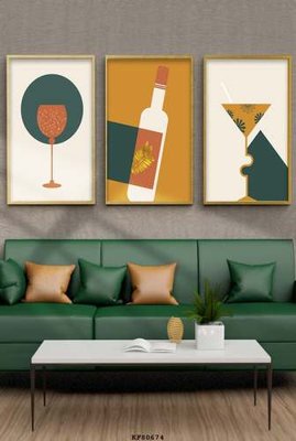 File in trần File tranh hiện đại pha lê gương KF80674 (bản gốc) bầu trời