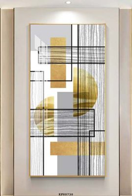 File tranh File tranh hiện đại pha lê gương KF80730 (bản gốc) treo phòng ăn
