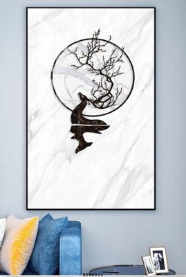 Tải file File tranh hiện đại pha lê gương KF80811 (ảnh gốc) in tranh kính