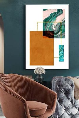 File tranh File tranh hiện đại pha lê gương KF80827 (bản gốc) in lụa 3D