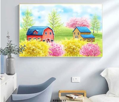 File ảnh gốc File tranh hiện đại pha lê gương KF80833 không vỡ nét