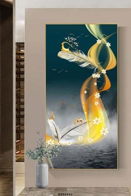 File ảnh File tranh hiện đại pha lê gương KF80842 (gốc) in standee