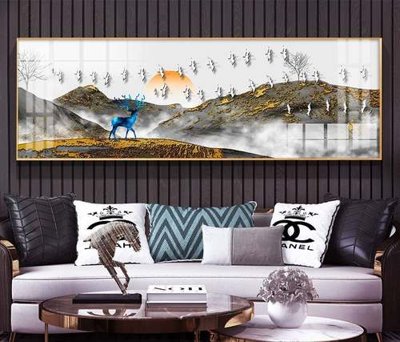 File tranh File tranh hiện đại pha lê gương KF80871 (ảnh gốc) cho in ấn kỹ thuật số