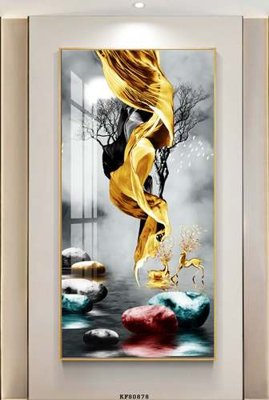 Download file File tranh hiện đại pha lê gương KF80878 (gốc) in mica cao cấp