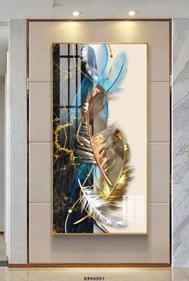 Hình ảnh gốc File tranh hiện đại pha lê gương KF80907 (để in khổ lớn)