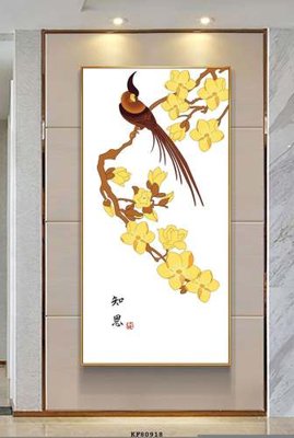 File in lụa File tranh hiện đại pha lê gương KF80918 (tân cổ điển) File tranh hiện đại pha lê gương KF80918