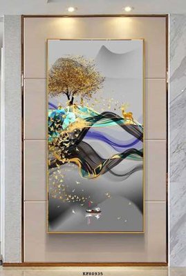 Tải file File tranh hiện đại pha lê gương KF80935 (ảnh gốc) file AI/EPS