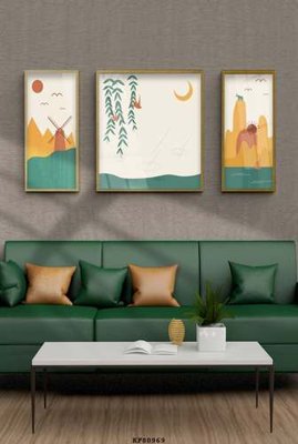 File gốc File tranh hiện đại pha lê gương KF80969 (ảnh chi tiết) để in lụa