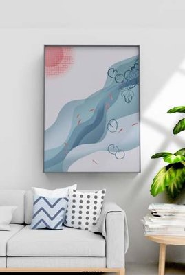 File gốc File tranh hiện đại pha lê gương KF80989 (chuẩn màu) cho in offset